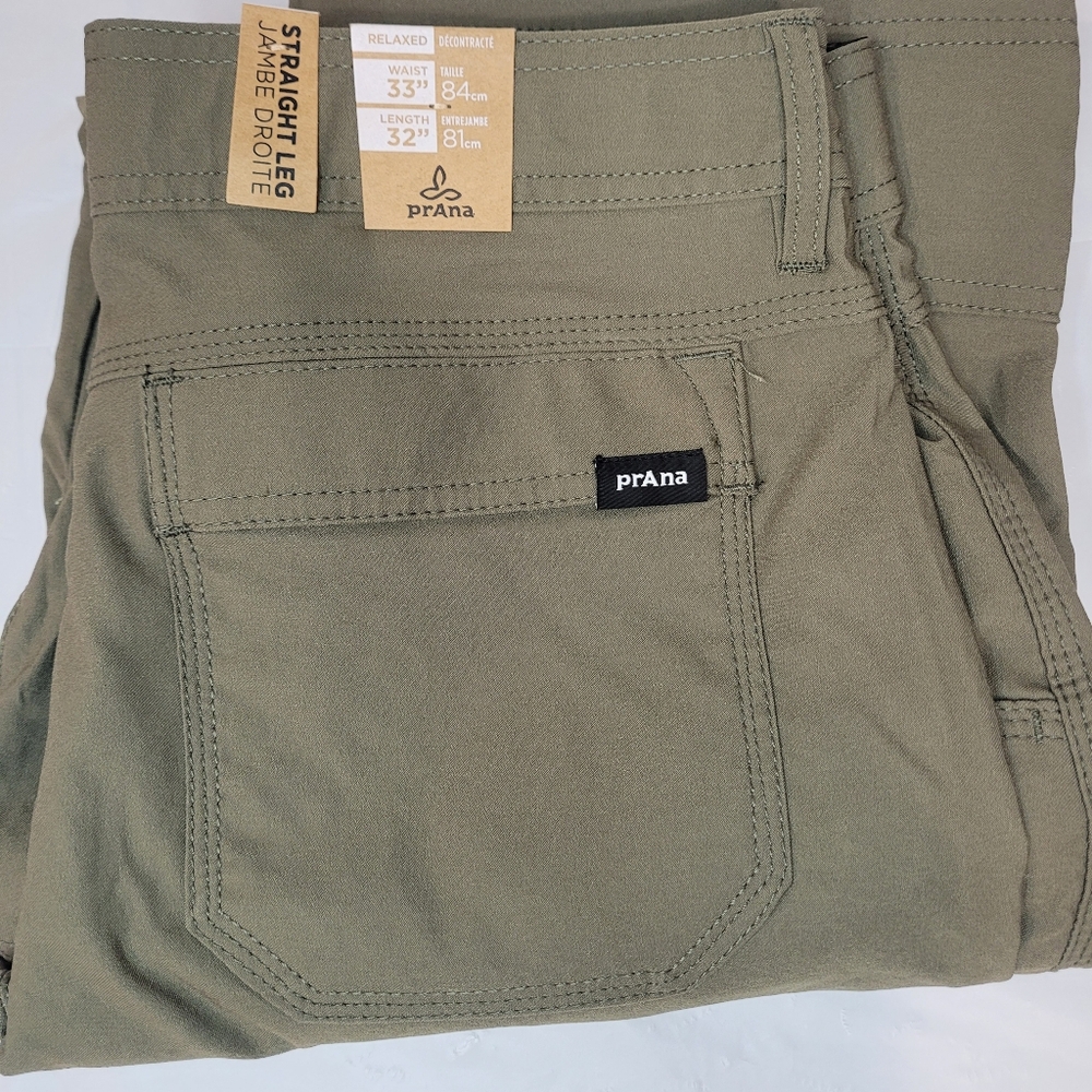 prAna Men's Stretch Zion II Pants 33x32 NWT - Picture 5 of 5